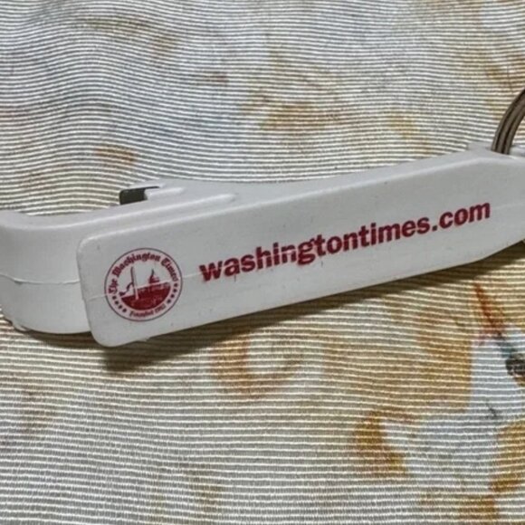 Washington Times Other - Washington Times White Bottle Opener Keychain
